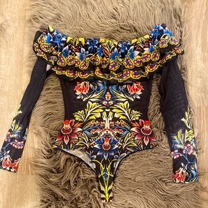 Floral Body suit